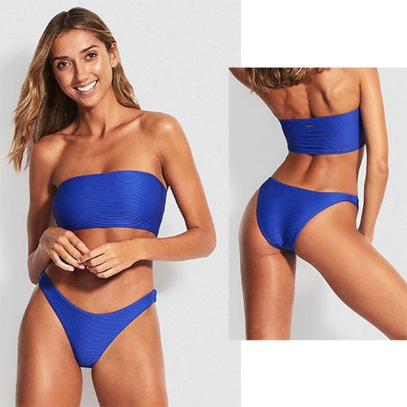 Seafolly Other - Seafolly Essentials High Cut Bottom *Blue differs*